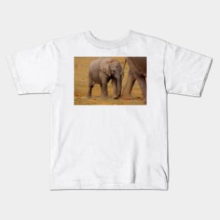 African Wildlife Photography Elephant Calf Kids T-Shirt